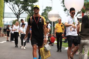 World © Octane Photographic Ltd. Formula 1 – Singapore GP - Paddock. Renault Sport F1 Team RS19 – Daniel Ricciardo. Marina Bay Street Circuit, Singapore. Friday 20th September 2019.
