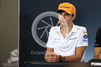 World © Octane Photographic Ltd. Formula 1 – Singapore GP - Paddock. McLaren – Lando Norris. Marina Bay Street Circuit, Singapore. Thursday 19th September 2019.