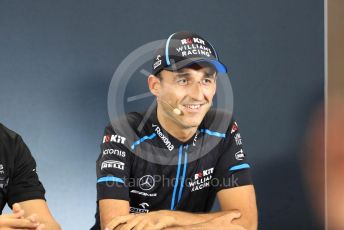 World © Octane Photographic Ltd. Formula 1 – Singapore GP. FIA Drivers Press Conference. ROKiT Williams Racing – Robert Kubica. Marina Bay Street Circuit, Singapore. Thursday 19th September 2019.