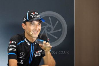 World © Octane Photographic Ltd. Formula 1 – Singapore GP. FIA Drivers Press Conference. ROKiT Williams Racing – Robert Kubica. Marina Bay Street Circuit, Singapore. Thursday 19th September 2019.