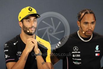 World © Octane Photographic Ltd. Formula 1 – Singapore GP. FIA Drivers Press Conference. Renault Sport F1 Team – Daniel Ricciardo. Marina Bay Street Circuit, Singapore. Thursday 19th September 2019.