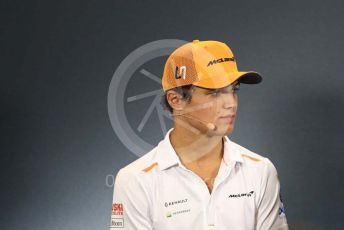 World © Octane Photographic Ltd. Formula 1 – Singapore GP - Paddock. McLaren – Lando Norris. Marina Bay Street Circuit, Singapore. Thursday 19th September 2019.