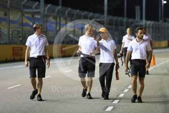 World © Octane Photographic Ltd. Formula 1 – Singapore GP - Track Walk. McLaren MCL34 – Lando Norris. Marina Bay Street Circuit, Singapore. Thursday 19th September 2019.