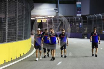 World © Octane Photographic Ltd. Formula 1 – Singapore GP - Track Walk. Scuderia Toro Rosso - Pierre Gasly. Marina Bay Street Circuit, Singapore. Thursday 19th September 2019.