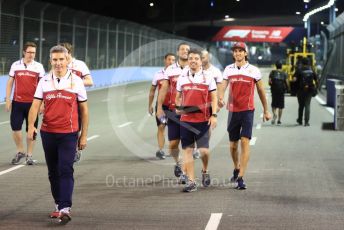 World © Octane Photographic Ltd. Formula 1 – Singapore GP - Track Walk. Alfa Romeo Racing C38 – Antonio Giovinazzi. Marina Bay Street Circuit, Singapore. Thursday 19th September 2019.