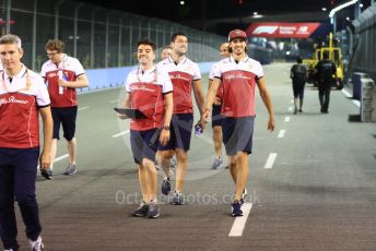 World © Octane Photographic Ltd. Formula 1 – Singapore GP - Track Walk. Alfa Romeo Racing C38 – Antonio Giovinazzi. Marina Bay Street Circuit, Singapore. Thursday 19th September 2019.