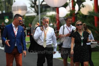 World © Octane Photographic Ltd. Formula 1 - Singapore GP - Paddock. Chase Carey - Chief Executive Officer of the Formula One Group. Marina Bay Street Circuit, Singapore. Thursday 19th September 2019.