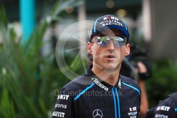 World © Octane Photographic Ltd. Formula 1 – Singapore GP - Paddock. ROKiT Williams Racing FW42 – Robert Kubica. Marina Bay Street Circuit, Singapore. Thursday 19th September 2019.