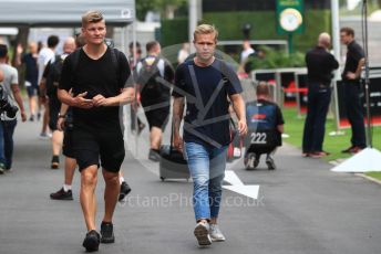 World © Octane Photographic Ltd. Formula 1 – Singapore GP - Paddock. Haas F1 Team VF19 – Kevin Magnussen. Marina Bay Street Circuit, Singapore. Thursday 19th September 2019.