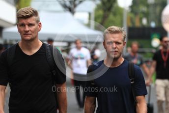 World © Octane Photographic Ltd. Formula 1 – Singapore GP - Paddock. Haas F1 Team VF19 – Kevin Magnussen. Marina Bay Street Circuit, Singapore. Thursday 19th September 2019.