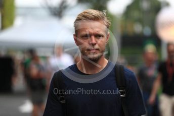 World © Octane Photographic Ltd. Formula 1 – Singapore GP - Paddock. Haas F1 Team VF19 – Kevin Magnussen. Marina Bay Street Circuit, Singapore. Thursday 19th September 2019.