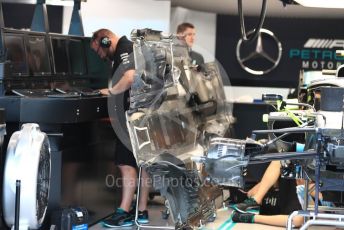 World © Octane Photographic Ltd. Formula 1 – Singapore GP - Paddock. Mercedes AMG Petronas Motorsport AMG. Marina Bay Street Circuit, Singapore. Thursday 19th September 2019.