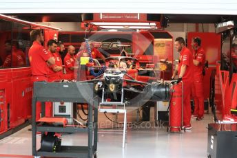 World © Octane Photographic Ltd. Formula 1 – Singapore GP - Paddock. Scuderia Ferrari SF90.  Marina Bay Street Circuit, Singapore. Thursday 19th September 2019.