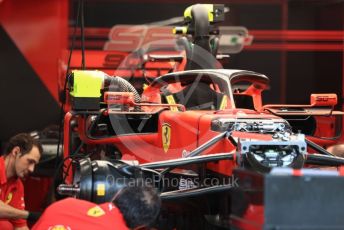 World © Octane Photographic Ltd. Formula 1 – Singapore GP - Paddock. Scuderia Ferrari SF90. Marina Bay Street Circuit, Singapore. Thursday 19th September 2019.