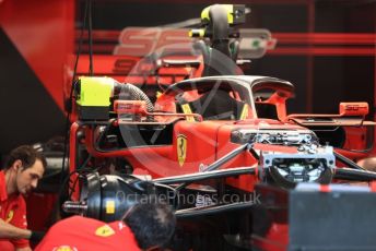 World © Octane Photographic Ltd. Formula 1 – Singapore GP - Paddock. Scuderia Ferrari SF90.  Marina Bay Street Circuit, Singapore. Thursday 19th September 2019.