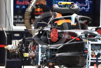 World © Octane Photographic Ltd. Formula 1 – Singapore GP - Paddock. Aston Martin Red Bull Racing RB15. Marina Bay Street Circuit, Singapore. Thursday 19th September 2019.