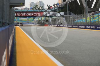 World © Octane Photographic Ltd. Formula 1 – Singapore GP - Paddock. View to turn 1. Marina Bay Street Circuit, Singapore. Thursday 19th September 2019.