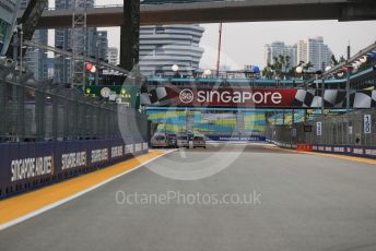 World © Octane Photographic Ltd. Formula 1 – Singapore GP - Paddock. View to turn 1. Marina Bay Street Circuit, Singapore. Thursday 19th September 2019.