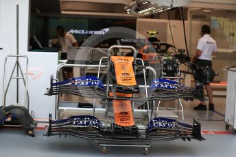 World © Octane Photographic Ltd. Formula 1 – Singapore GP - Paddock. McLaren MCL34. Marina Bay Street Circuit, Singapore. Thursday 19th September 2019.