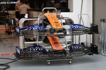 World © Octane Photographic Ltd. Formula 1 – Singapore GP - Paddock. McLaren MCL34. Marina Bay Street Circuit, Singapore. Thursday 19th September 2019.