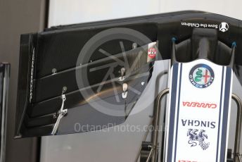 World © Octane Photographic Ltd. Formula 1 – Singapore GP - Paddock. Alfa Romeo Racing C38. Marina Bay Street Circuit, Singapore. Thursday 19th September 2019.