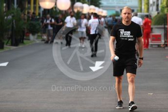 World © Octane Photographic Ltd. Formula 1 – Singapore GP - Paddock. Mercedes AMG Petronas Motorsport AMG F1 W10 EQ Power+ - Valtteri Bottas. Marina Bay Street Circuit, Singapore. Thursday 19th September 2019.