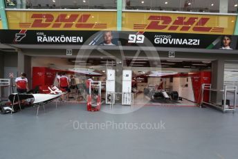 World © Octane Photographic Ltd. Formula 1 – Singapore GP - Paddock. Alfa Romeo Racing C38. Marina Bay Street Circuit, Singapore. Thursday 19th September 2019.