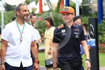 World © Octane Photographic Ltd. Formula 1 – Singapore GP - Paddock. Aston Martin Red Bull Racing RB15 – Max Verstappen. Marina Bay Street Circuit, Singapore. Saturday 21st September 2019.