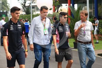 World © Octane Photographic Ltd. Formula 1 – Singapore GP - Paddock. SportPesa Racing Point RP19 - Sergio Perez. Marina Bay Street Circuit, Singapore. Saturday 21st September 2019.