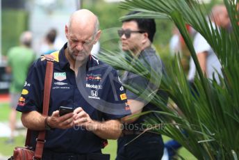 World © Octane Photographic Ltd. Formula 1 - Singapore GP - Paddock. Adrian Newey - Chief Technical Officer of Red Bull Racing. Marina Bay Street Circuit, Singapore. Saturday 21st September 2019.
