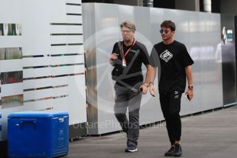 World © Octane Photographic Ltd. Formula 1 – Singapore GP - Paddock. Scuderia Ferrari SF90 – Charles Leclerc. Marina Bay Street Circuit, Singapore. Saturday 21st September 2019.