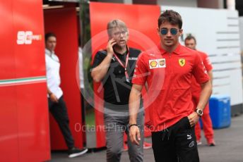 World © Octane Photographic Ltd. Formula 1 – Singapore GP - Paddock. Scuderia Ferrari SF90 – Charles Leclerc. Marina Bay Street Circuit, Singapore. Saturday 21st September 2019.