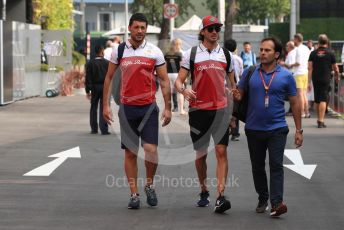 World © Octane Photographic Ltd. Formula 1 – Singapore GP - Paddock. Alfa Romeo Racing C38 – Antonio Giovinazzi. Marina Bay Street Circuit, Singapore. Saturday 21st September 2019.