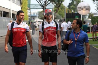 World © Octane Photographic Ltd. Formula 1 – Singapore GP - Paddock. Alfa Romeo Racing C38 – Antonio Giovinazzi. Marina Bay Street Circuit, Singapore. Saturday 21st September 2019.