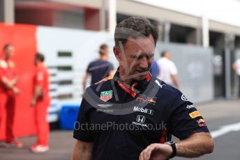 World © Octane Photographic Ltd. Formula 1 - Singapore GP - Paddock. Christian Horner - Team Principal of Red Bull Racing. Marina Bay Street Circuit, Singapore. Saturday 21st September 2019.