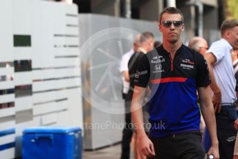 World © Octane Photographic Ltd. Formula 1 – Singapore GP - Paddock. Scuderia Toro Rosso STR14 – Daniil Kvyat. Marina Bay Street Circuit, Singapore. Saturday 21st September 2019.