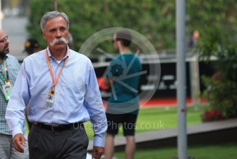 World © Octane Photographic Ltd. Formula 1 - Singapore GP - Paddock. Chase Carey - Chief Executive Officer of the Formula One Group. Marina Bay Street Circuit, Singapore. Saturday 21st September 2019.