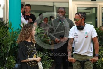 World © Octane Photographic Ltd. Formula 1 – Singapore GP - Paddock. Mercedes AMG Petronas Motorsport AMG F1 W10 EQ Power+ - Lewis Hamilton. Marina Bay Street Circuit, Singapore. Saturday 21st September 2019.