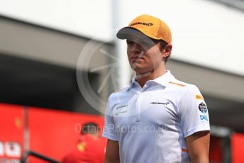 World © Octane Photographic Ltd. Formula 1 – Singapore GP - Paddock. McLaren MCL34 – Lando Norris. Marina Bay Street Circuit, Singapore. Sunday 22nd September 2019.