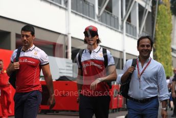 World © Octane Photographic Ltd. Formula 1 – Singapore GP - Paddock. Alfa Romeo Racing C38 – Antonio Giovinazzi. Marina Bay Street Circuit, Singapore. Sunday 22nd September 2019.