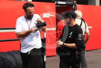 World © Octane Photographic Ltd. Formula 1 – Singapore GP - Paddock. Mercedes AMG Petronas Motorsport AMG F1 W10 EQ Power+ - Valtteri Bottas. Marina Bay Street Circuit, Singapore. Sunday 22nd September 2019.