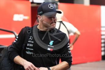 World © Octane Photographic Ltd. Formula 1 – Singapore GP - Paddock. Mercedes AMG Petronas Motorsport AMG F1 W10 EQ Power+ - Valtteri Bottas. Marina Bay Street Circuit, Singapore. Sunday 22nd September 2019.
