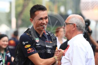 World © Octane Photographic Ltd. Formula 1 – Singapore GP - Paddock. Aston Martin Red Bull Racing RB15 – Alexander Albon. Marina Bay Street Circuit, Singapore. Sunday 22nd September 2019.