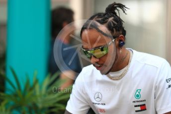 World © Octane Photographic Ltd. Formula 1 – Singapore GP - Paddock. Mercedes AMG Petronas Motorsport AMG F1 W10 EQ Power+ - Lewis Hamilton. Marina Bay Street Circuit, Singapore. Sunday 22nd September 2019.