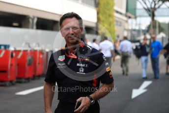 World © Octane Photographic Ltd. Formula 1 - Singapore GP - Paddock. Christian Horner - Team Principal of Red Bull Racing. Marina Bay Street Circuit, Singapore. Sunday 22nd September 2019.