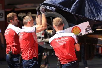 World © Octane Photographic Ltd. Formula 1 – Spanish In-season testing. Alfa Romeo Racing C38 – Callum Ilott. Circuit de Barcelona Catalunya, Spain. Tuesday 14th May 2019.