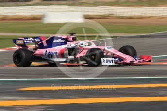 World © Octane Photographic Ltd. Formula 1 – Spanish In-season Pirelli testing. SportPesa Racing Point RP19 - Sergio Perez. Circuit de Barcelona Catalunya, Spain. Tuesday 14th May 2019.