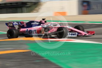 World © Octane Photographic Ltd. Formula 1 – Spanish In-season Pirelli testing. SportPesa Racing Point RP19 - Sergio Perez. Circuit de Barcelona Catalunya, Spain. Tuesday 14th May 2019.