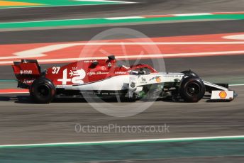 World © Octane Photographic Ltd. Formula 1 – Spanish In-season testing. Alfa Romeo Racing C38 – Callum Ilott. Circuit de Barcelona Catalunya, Spain. Tuesday 14th May 2019.