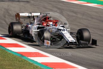 World © Octane Photographic Ltd. Formula 1 – Spanish In-season testing. Alfa Romeo Racing C38 – Callum Ilott. Circuit de Barcelona Catalunya, Spain. Tuesday 14th May 2019.